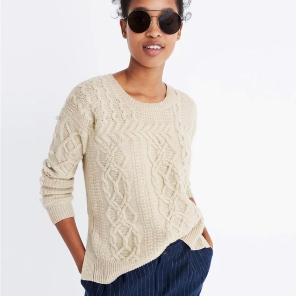 Madewell Merino Wool Ochre Sweater